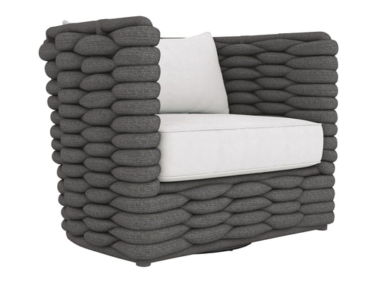 Wailea Cadet Grey/White/Cream Outdoor Chair - Ornate Home