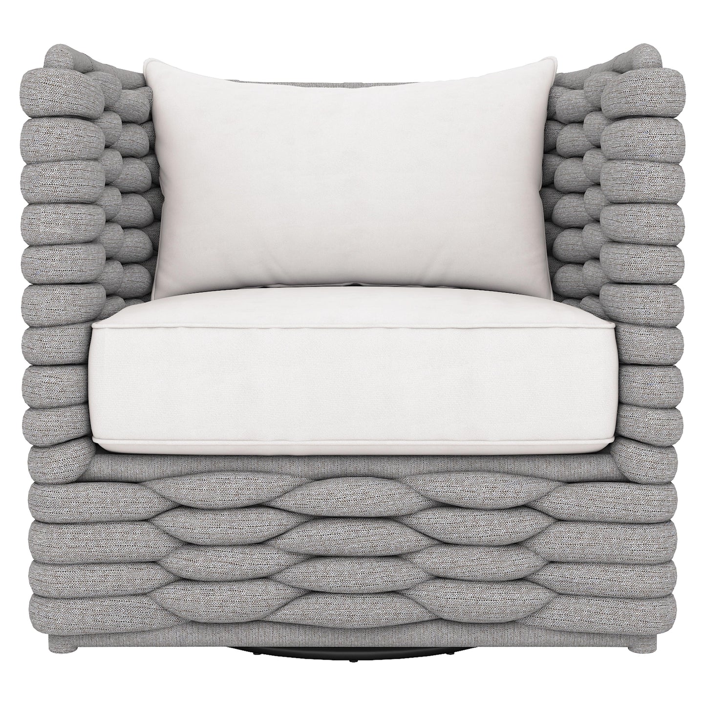 Wailea Nordic Grey/White/Cream Outdoor Chair - Ornate Home