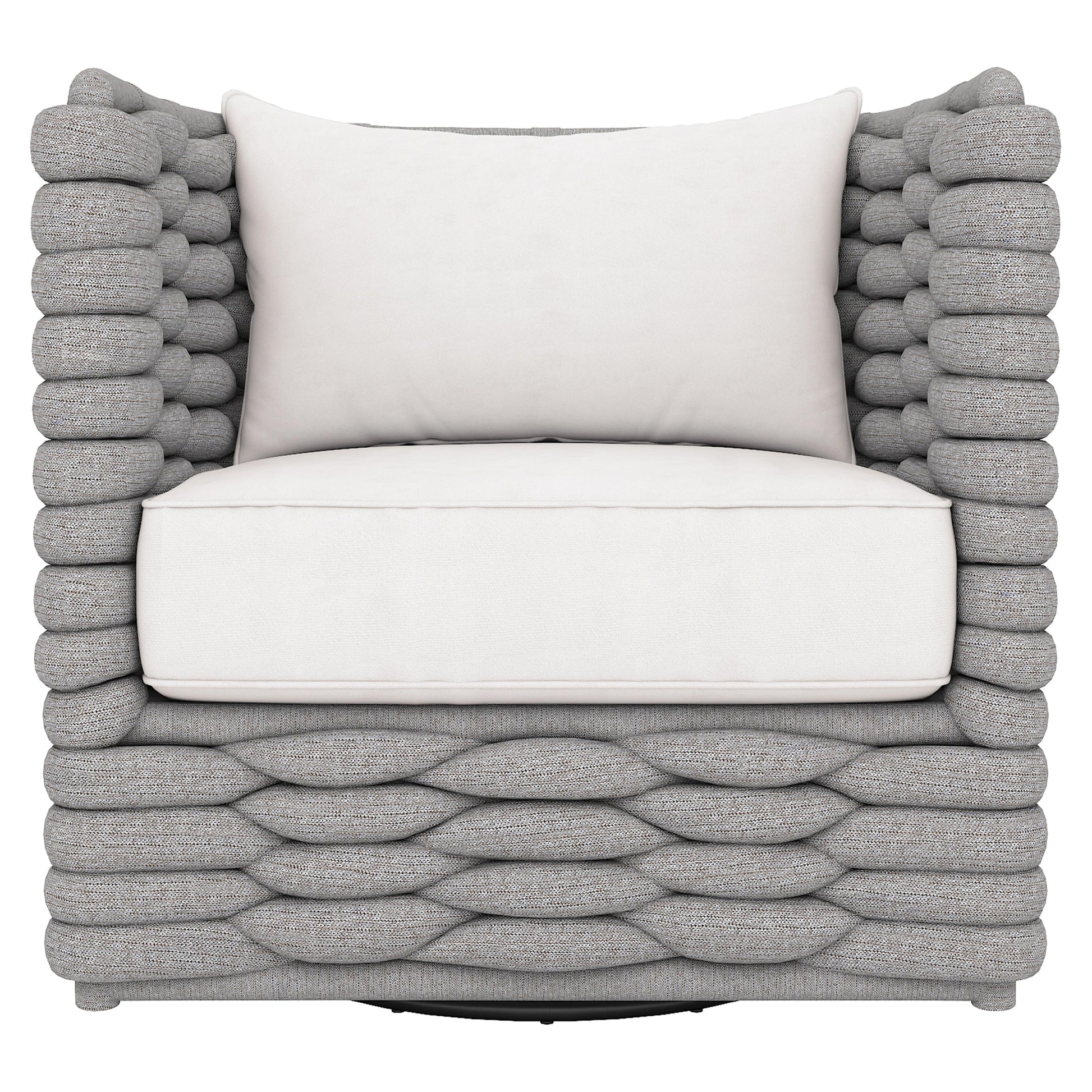 Wailea Nordic Grey/White/Cream Outdoor Chair - Ornate Home