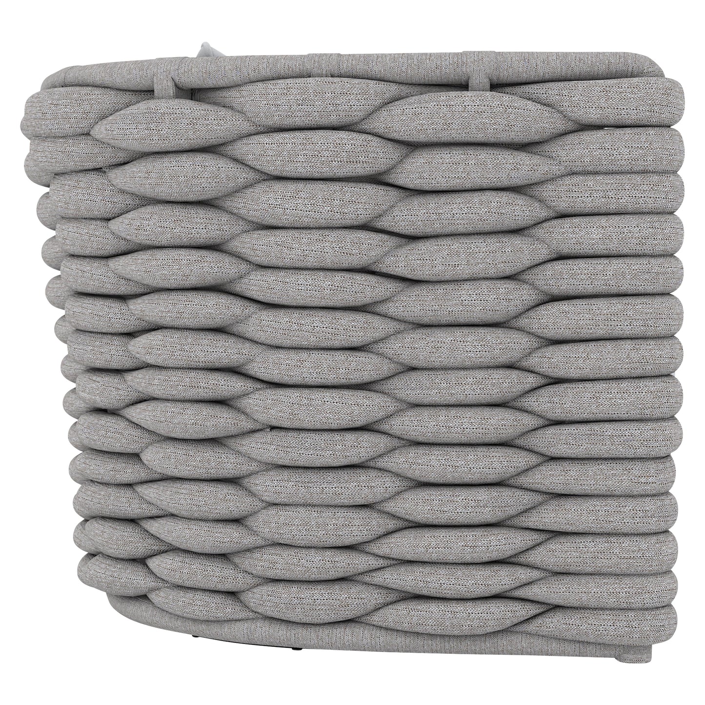 Wailea Nordic Grey/White/Cream Outdoor Swivel Chair - Ornate Home