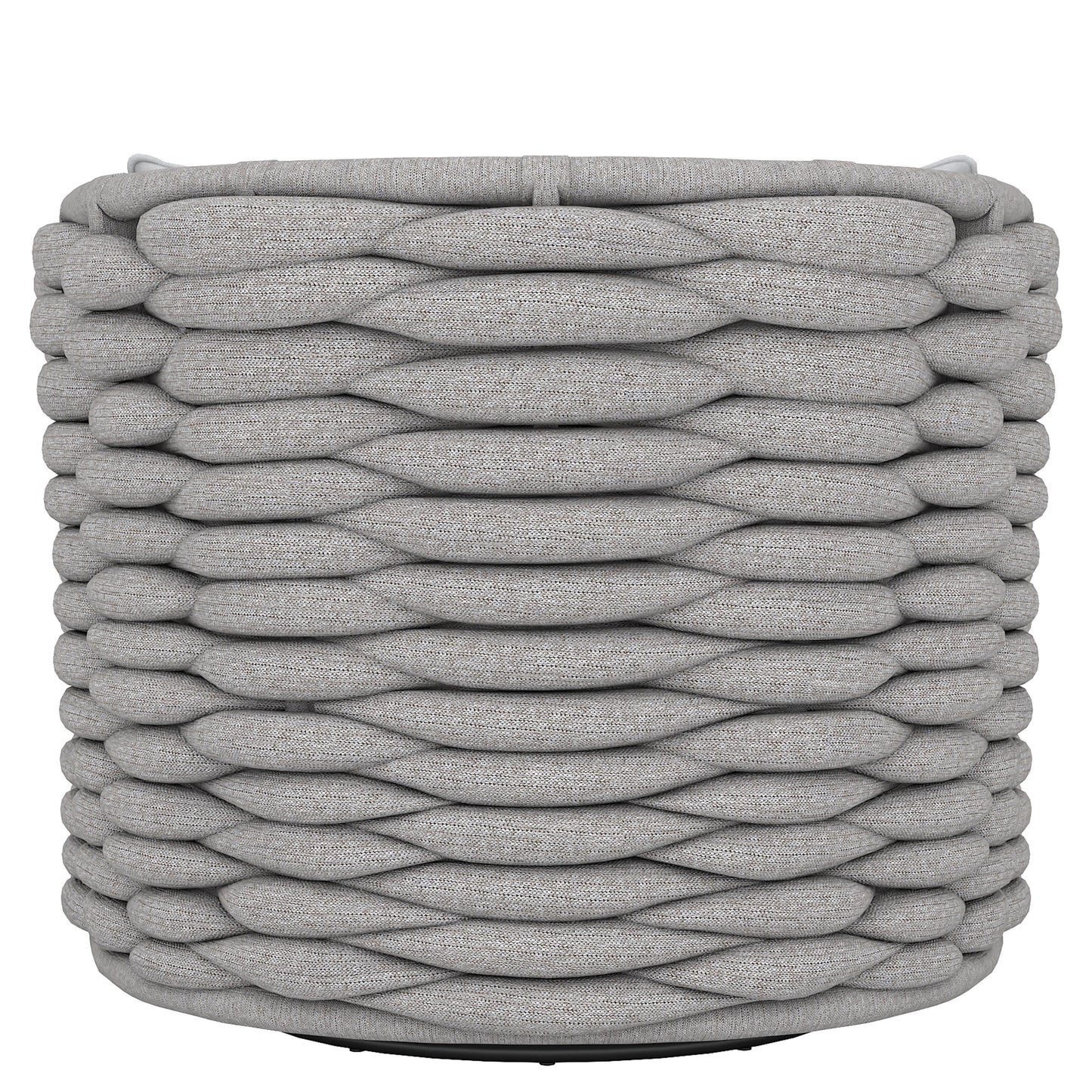 Wailea Nordic Grey/White/Cream Outdoor Swivel Chair - Ornate Home