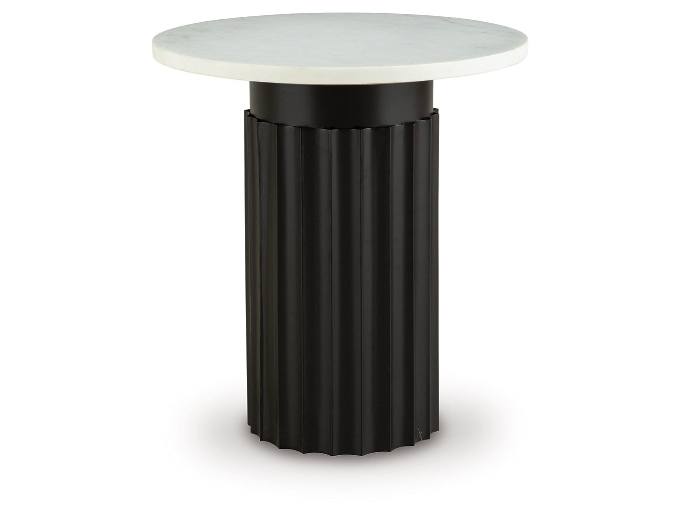 Wainstone Black/White Accent Table- Viva Furn