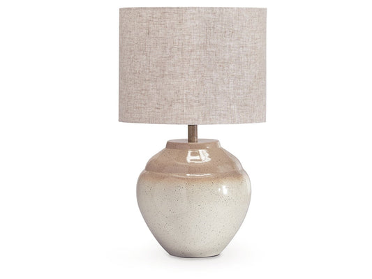 Waldish Cream/Beige Metal Table Lamp (1/CN)- Viva Furn