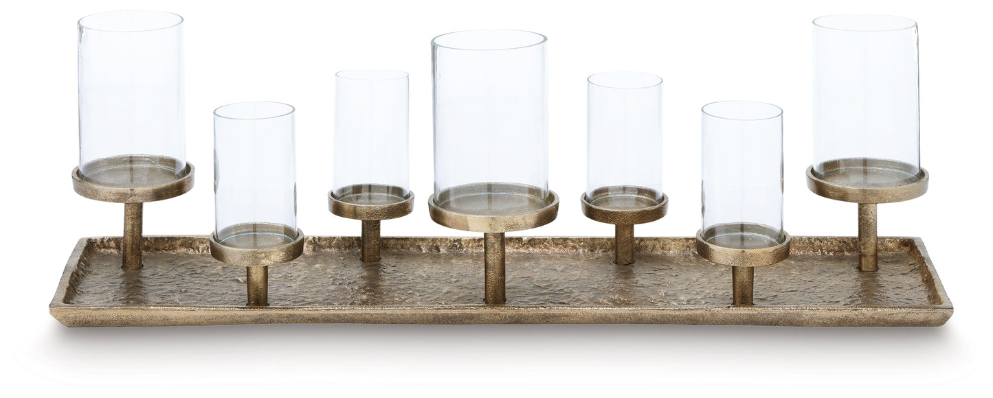 Wallmond Antique Brass Candle Holder- Viva Furn