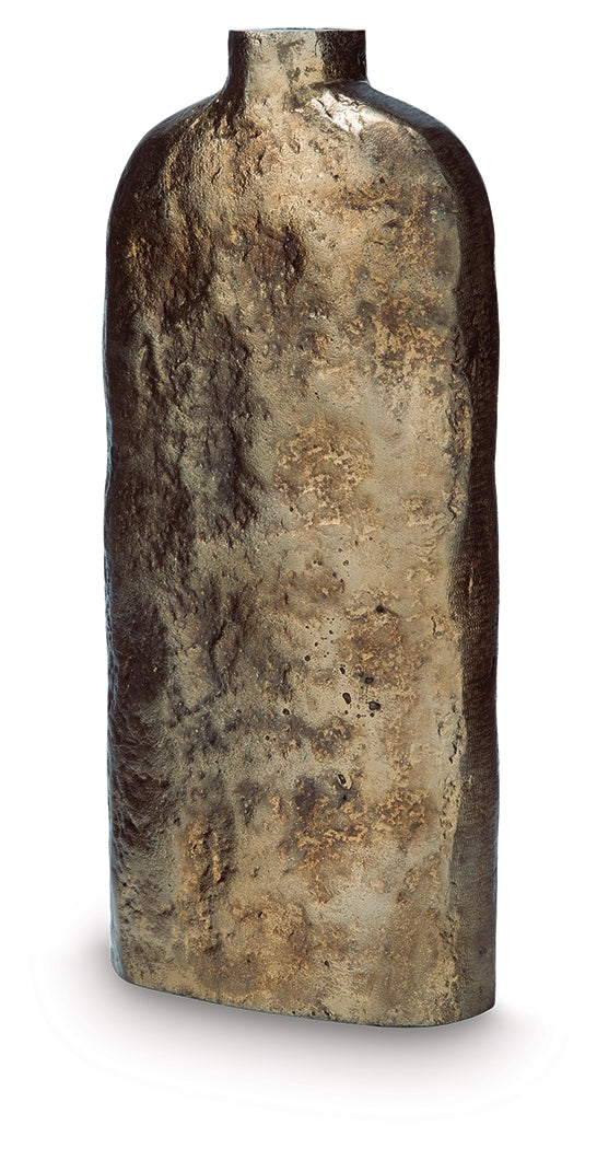 Wallmond Antique Brass Vase (13''H)- Viva Furn