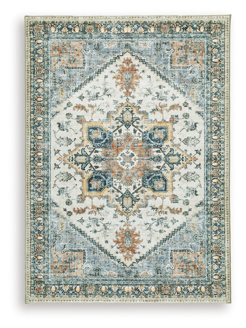 Wallney Multi Memory Foam Medium Rug- Viva Furn
