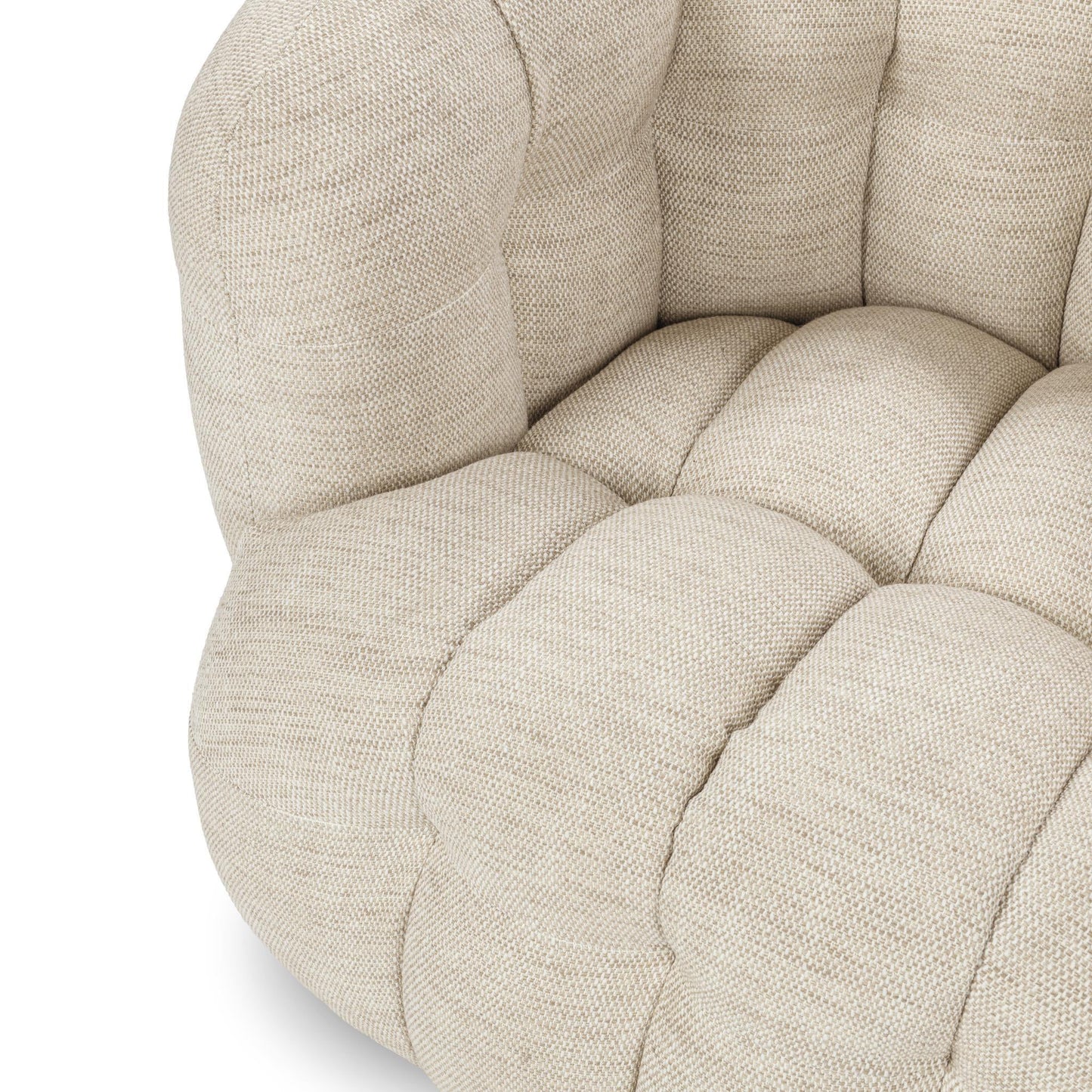 Walter Beige Swivel Chair - Ornate Home