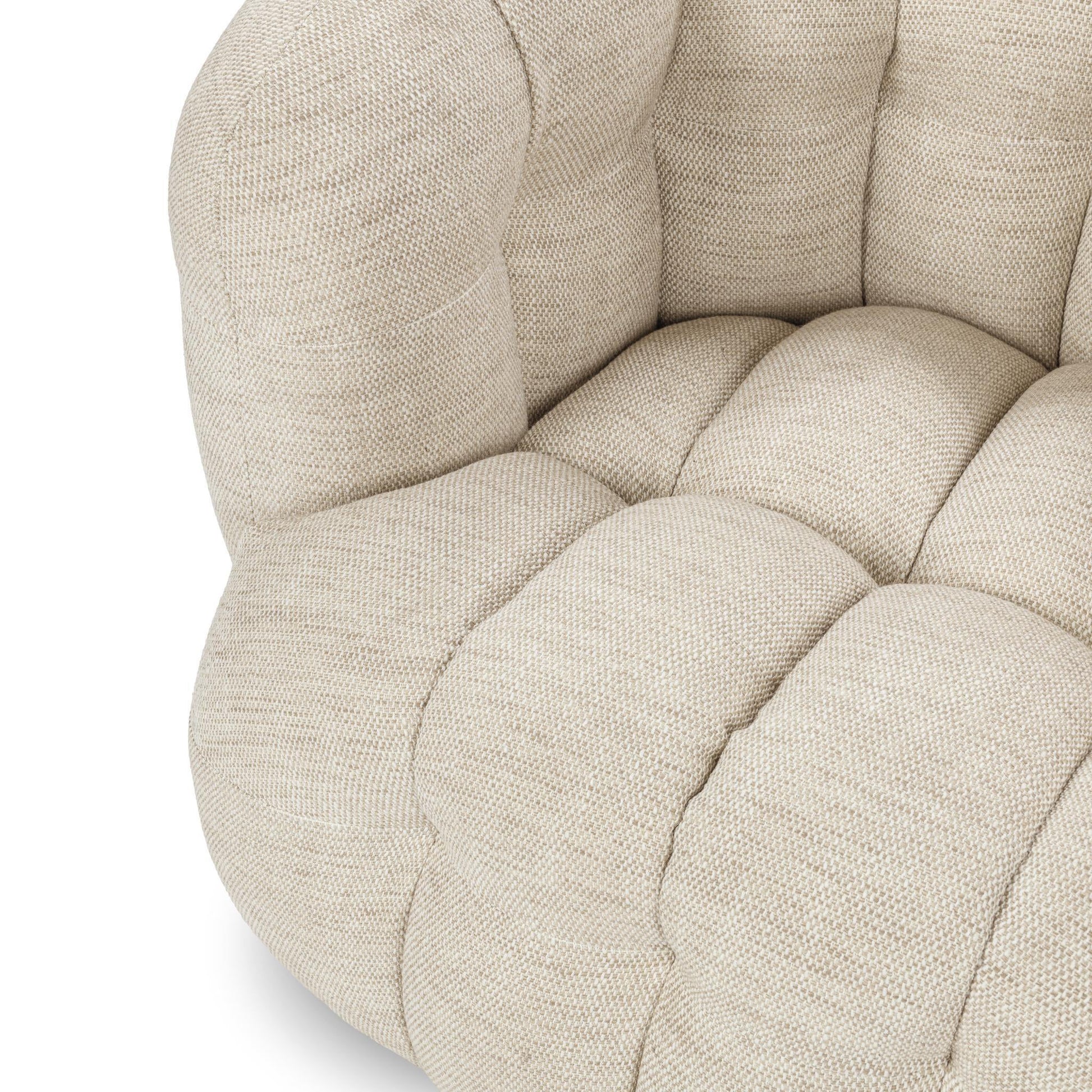 Walter Beige Swivel Chair - Ornate Home