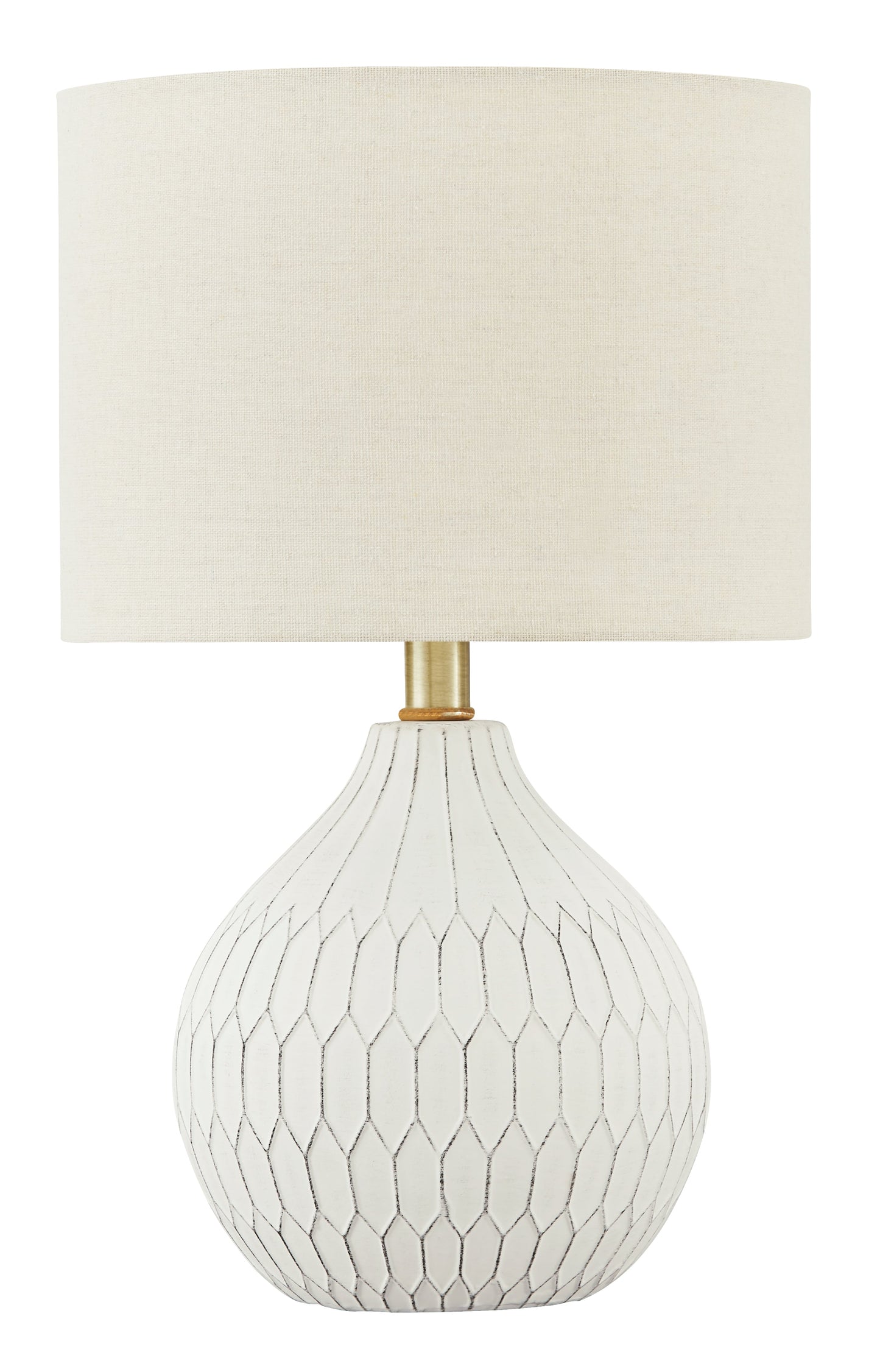 Wardmont White Table Lamp (Set of 2)- Viva Furn