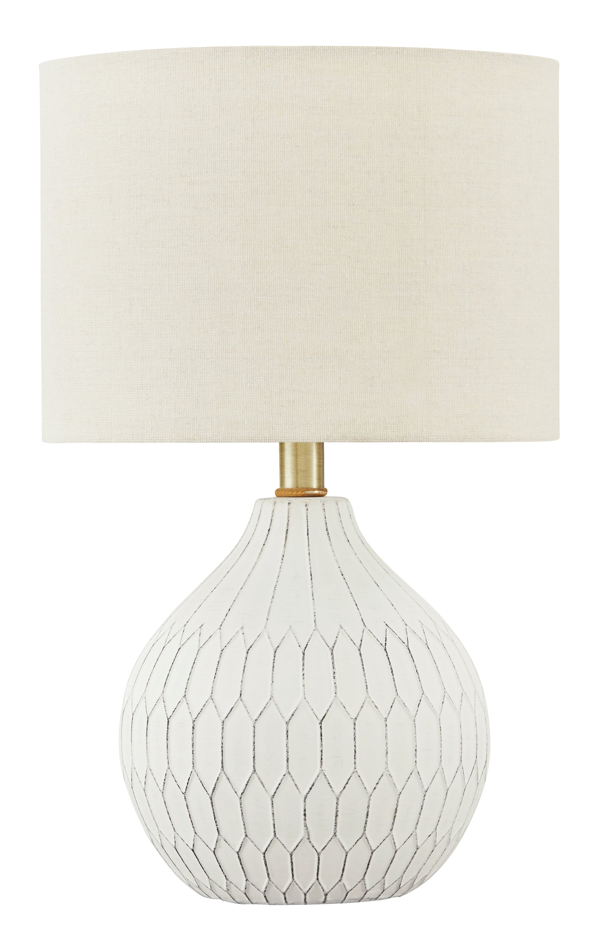 Wardmont White Table Lamp (Set of 2)- Viva Furn