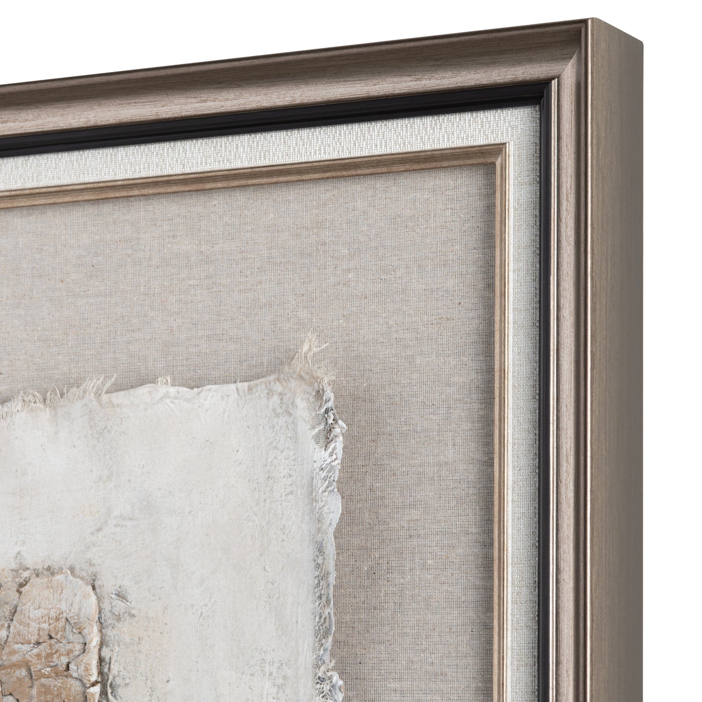 Warm Crackles Brown/Cresm Canvas - Ornate Home