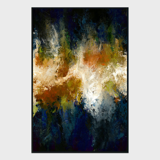 Warren Blue Painting Art 48x72 by Buddy Whitlock - Ornate Home