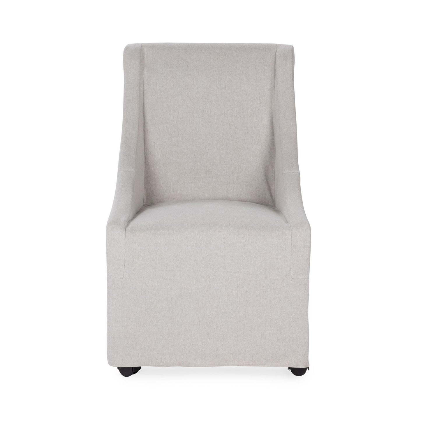 Warwick Sandy Tan Dining Chair with Casters - Ornate Home