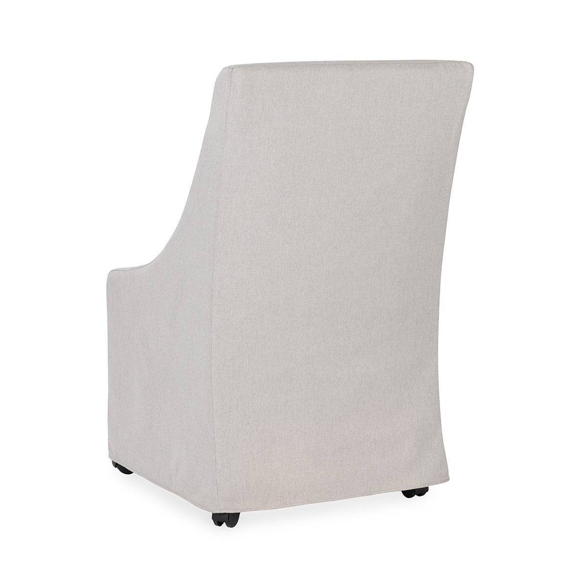 Warwick Sandy Tan Dining Chair with Casters - Ornate Home