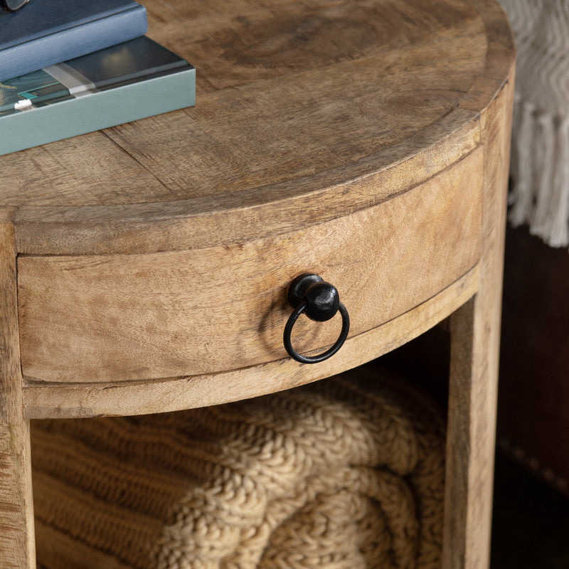Washburne Brown Side Table - Ornate Home