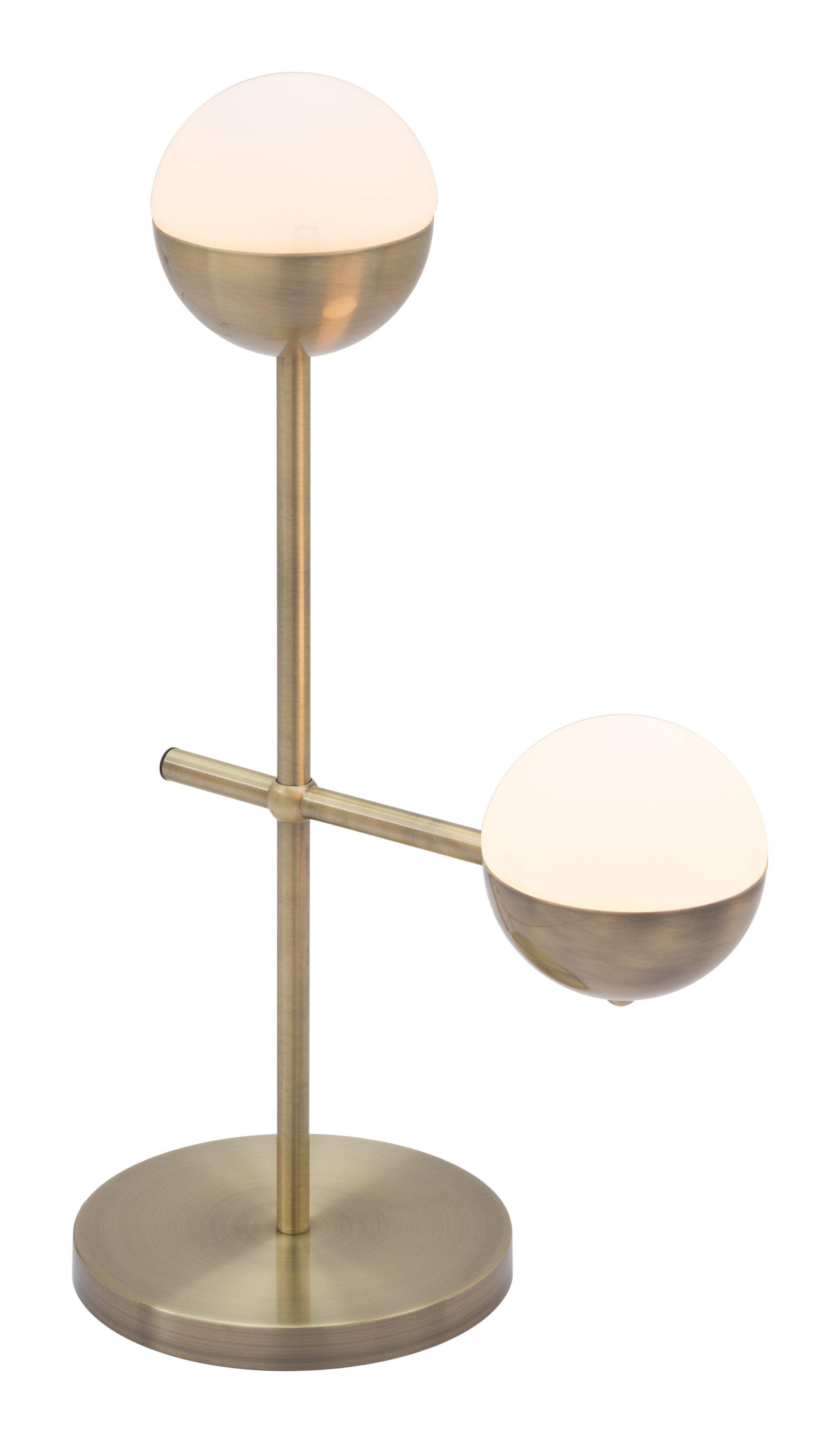 Waterloo White & Bronze Table Lamp - Ornate Home