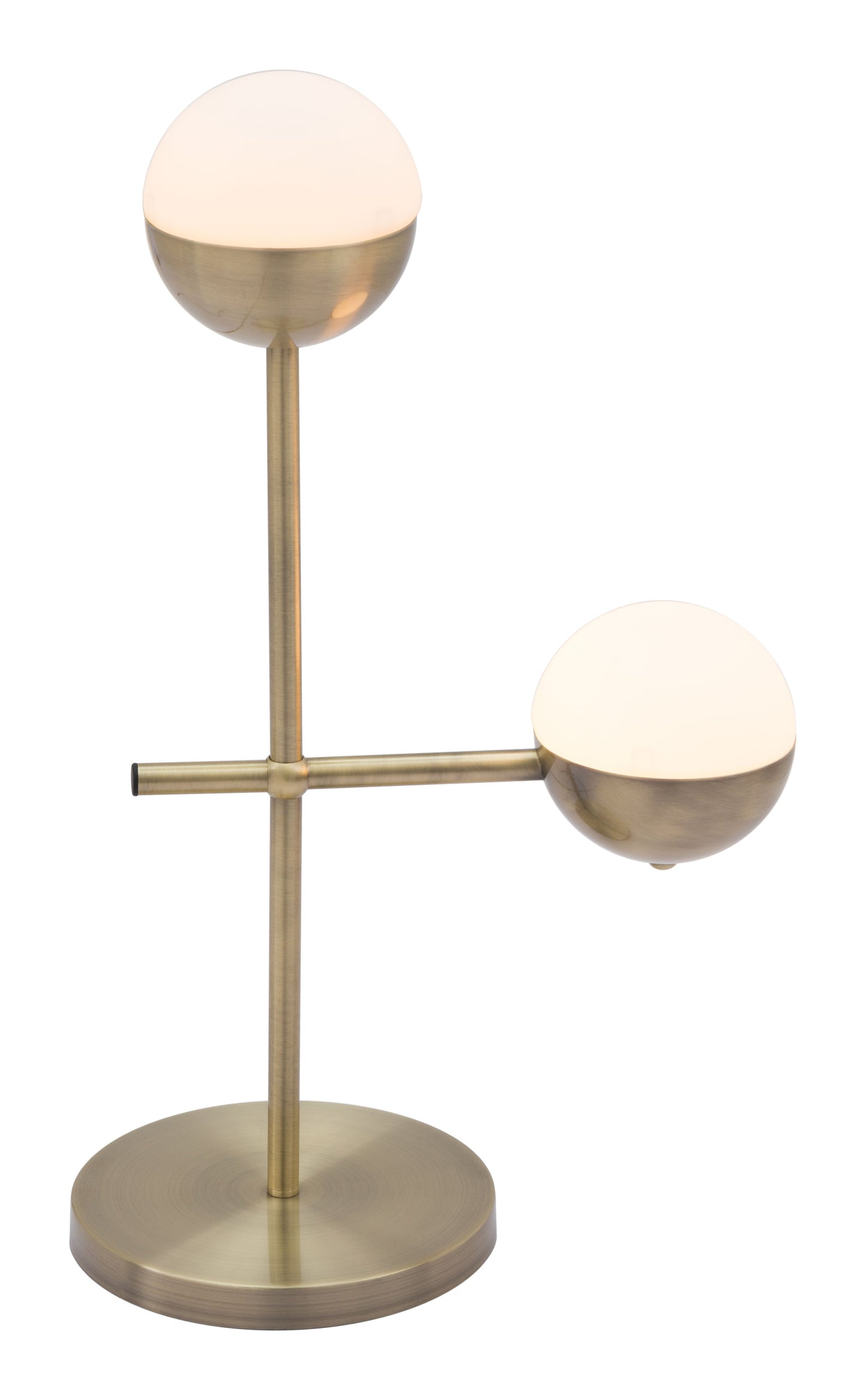 Waterloo White & Bronze Table Lamp - Ornate Home