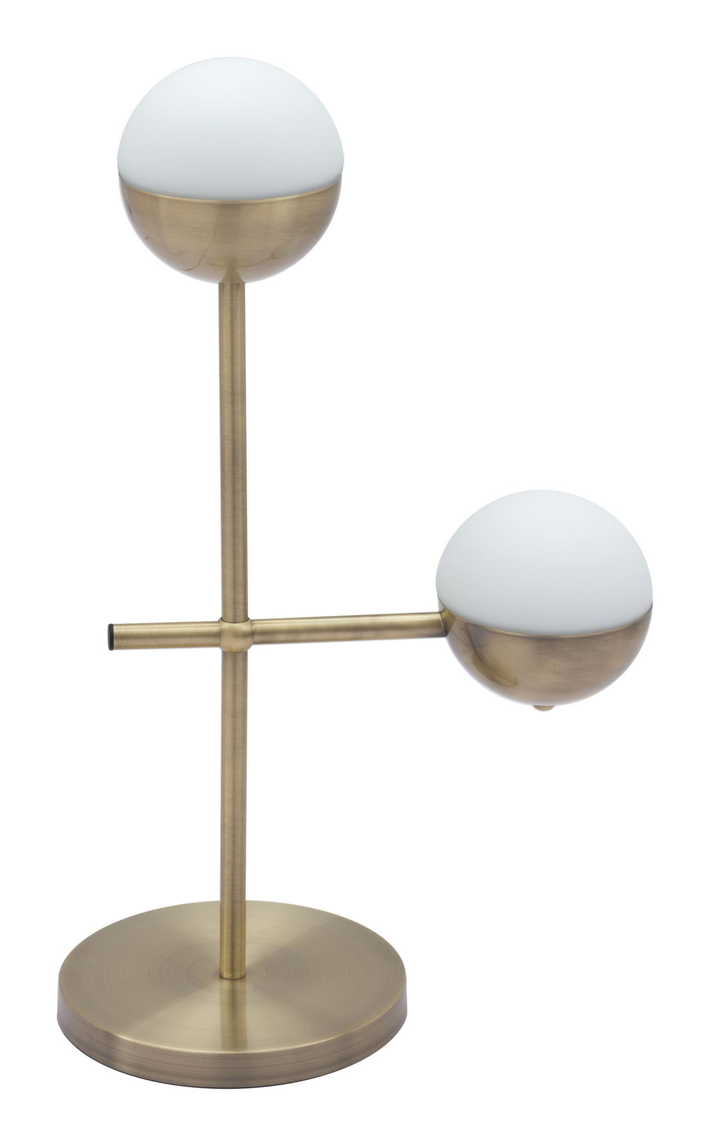 Waterloo White & Bronze Table Lamp - Ornate Home