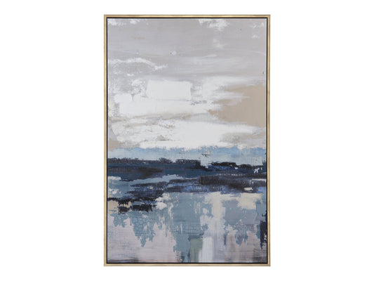 Waterside Blue/White Canvas - Ornate Home