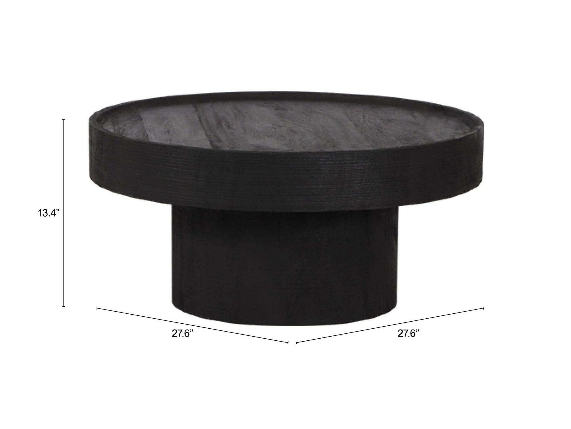Watson Black Coffee Table - Ornate Home