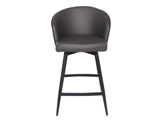 Webber Grey Swivel Counter Stool - Ornate Home