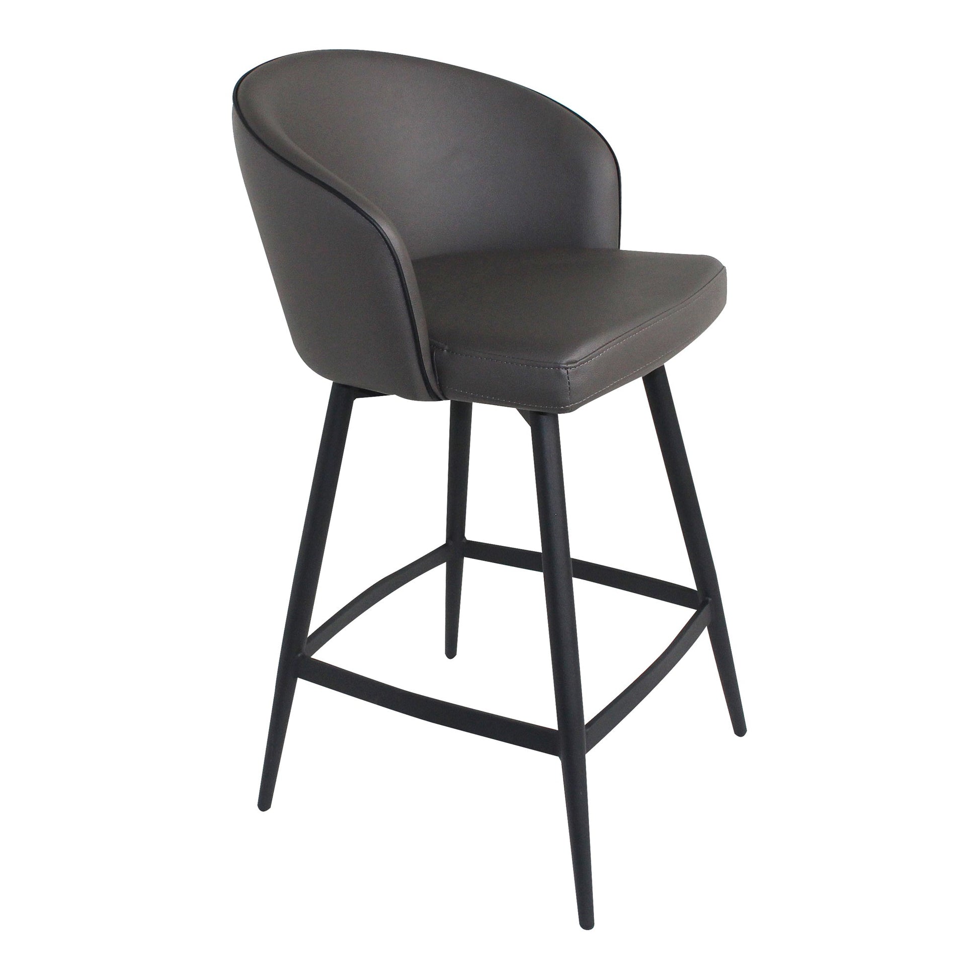 Webber Grey Swivel Counter Stool - Ornate Home