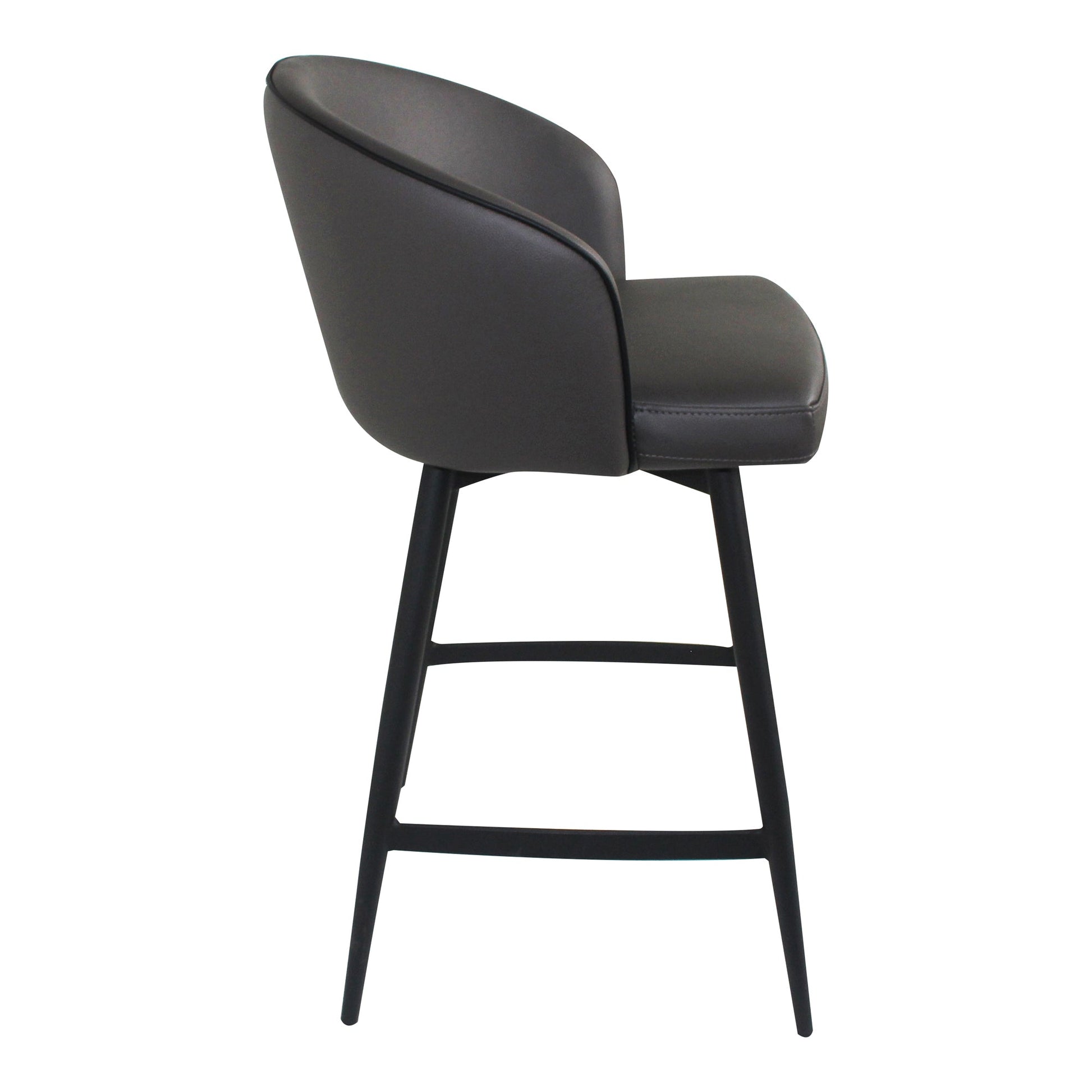 Webber Grey Swivel Counter Stool - Ornate Home