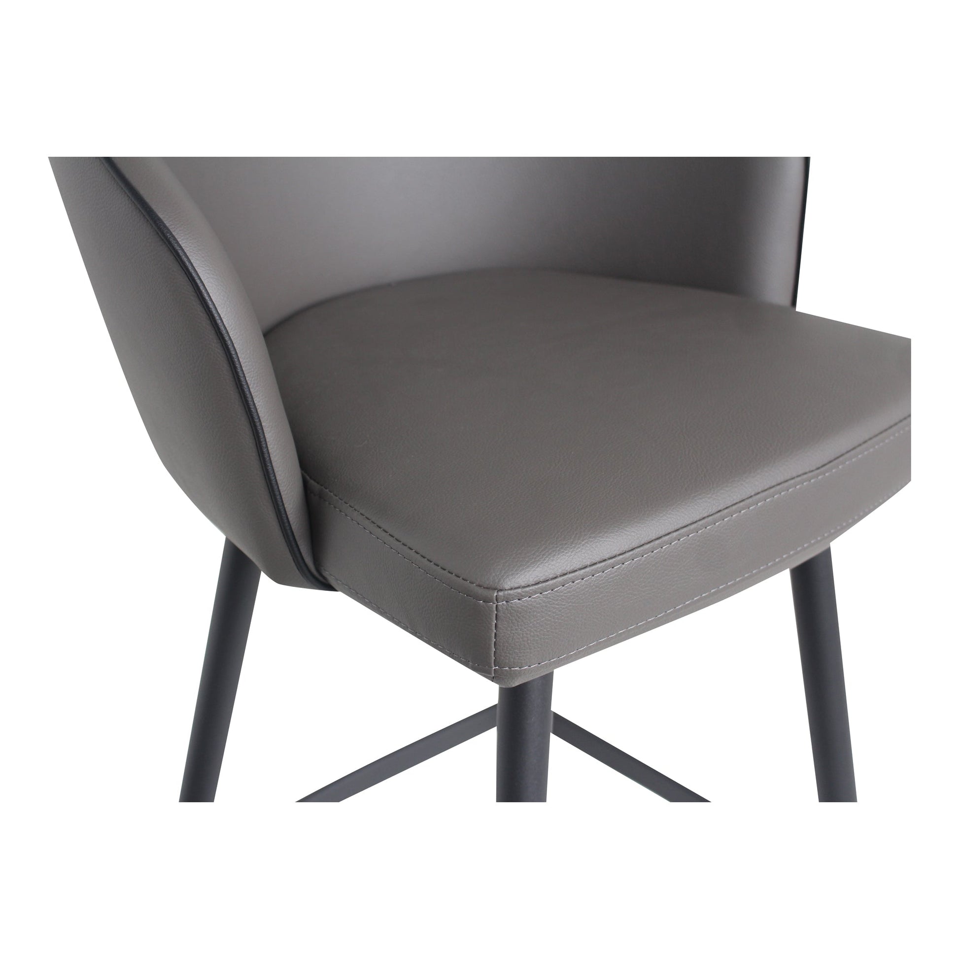Webber Grey Swivel Counter Stool - Ornate Home