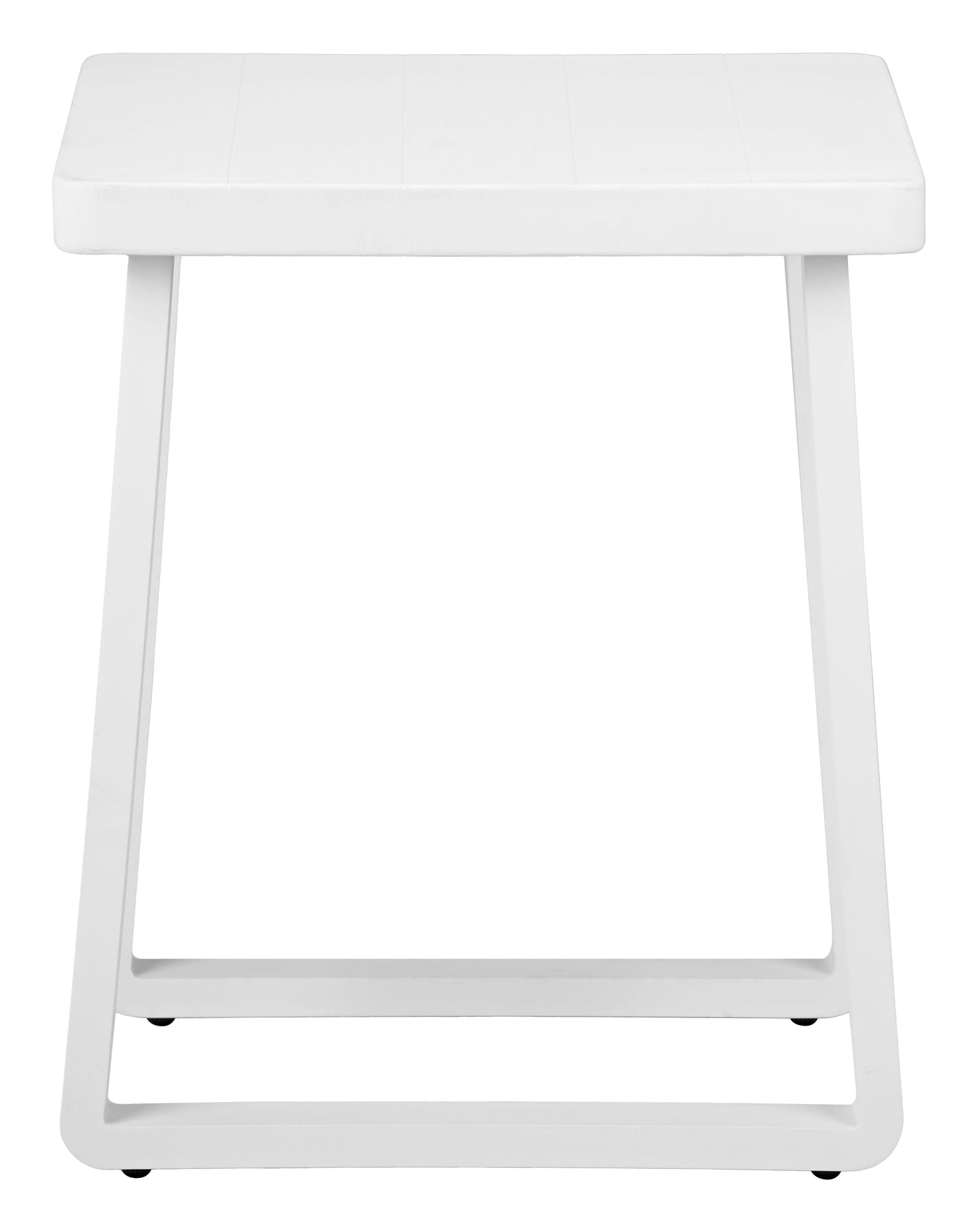 Welt White Outdoor Side Table - Ornate Home