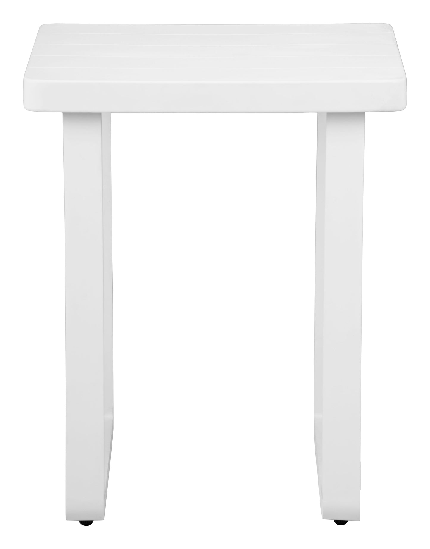 Welt White Outdoor Side Table - Ornate Home
