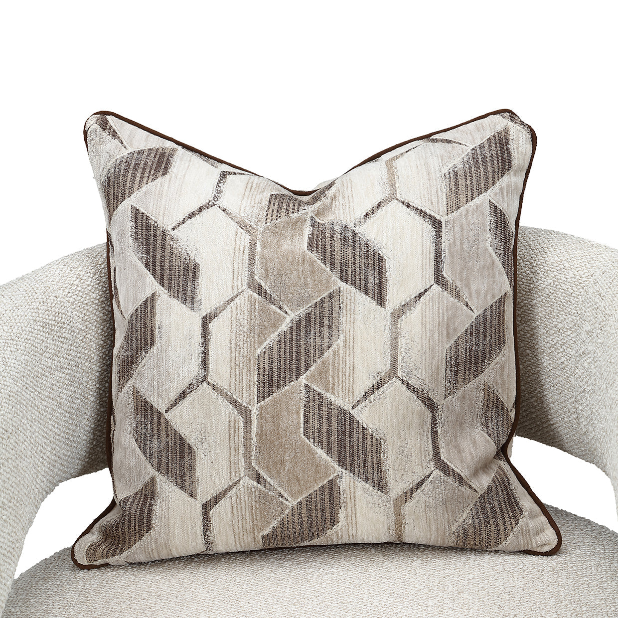 West Kensington Medium Espresso/Buff Accent Chair - Ornate Home