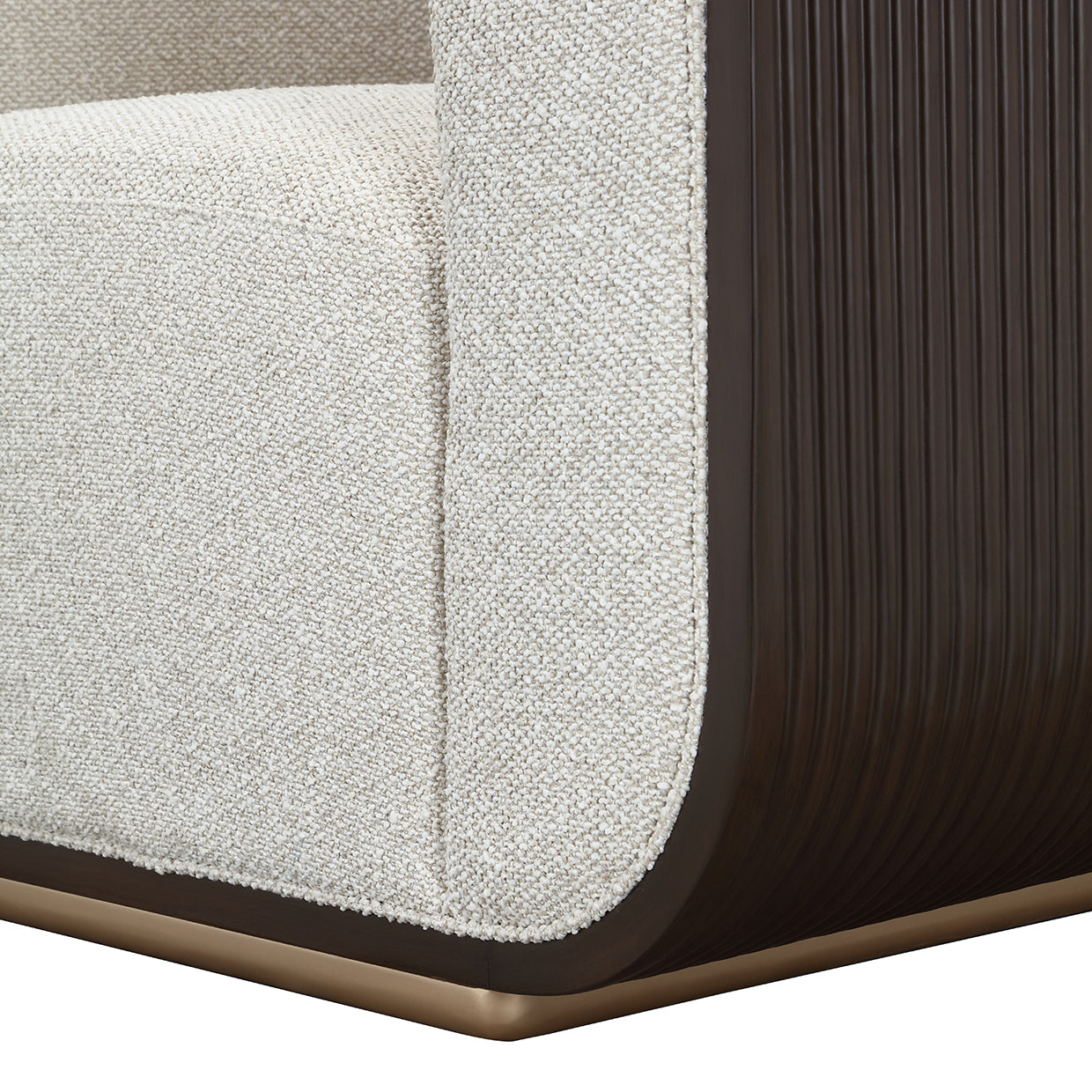 West Kensington Medium Espresso/Buff Matching Chair - Ornate Home