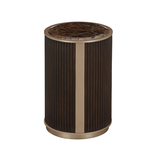 West Kensington Medium Espresso Chairside Table - Ornate Home