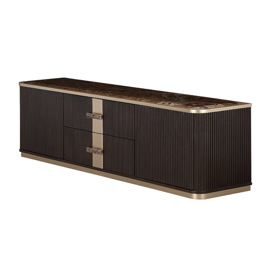 West Kensington Medium Espresso Media Cabinet - Ornate Home