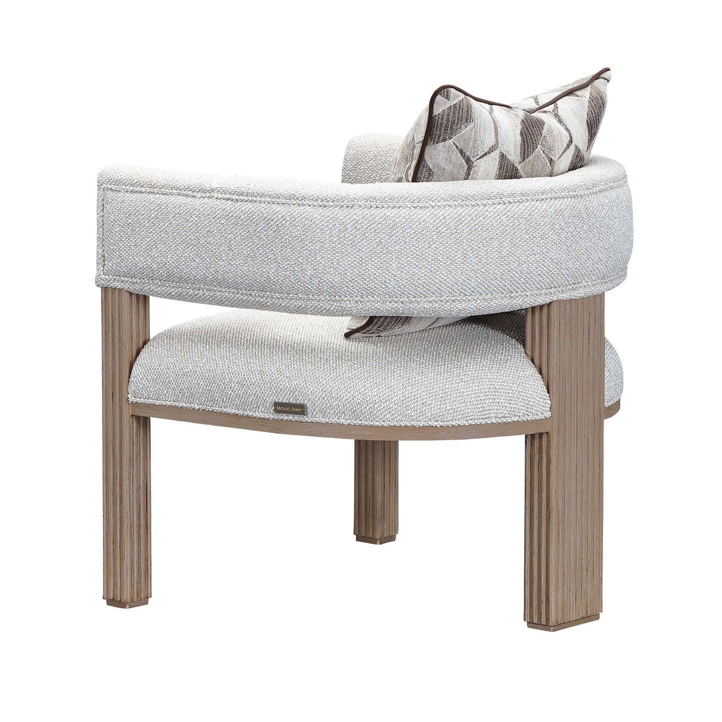 West Kensington Sea Salt Caramel/Buff Accent Chair - Ornate Home