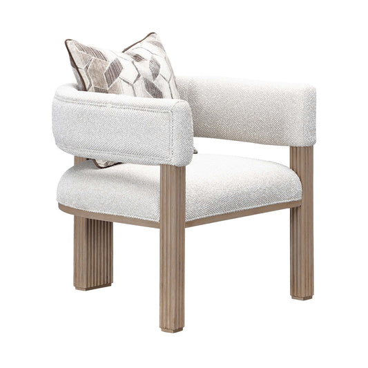 West Kensington Sea Salt Caramel/Buff Accent Chair - Ornate Home