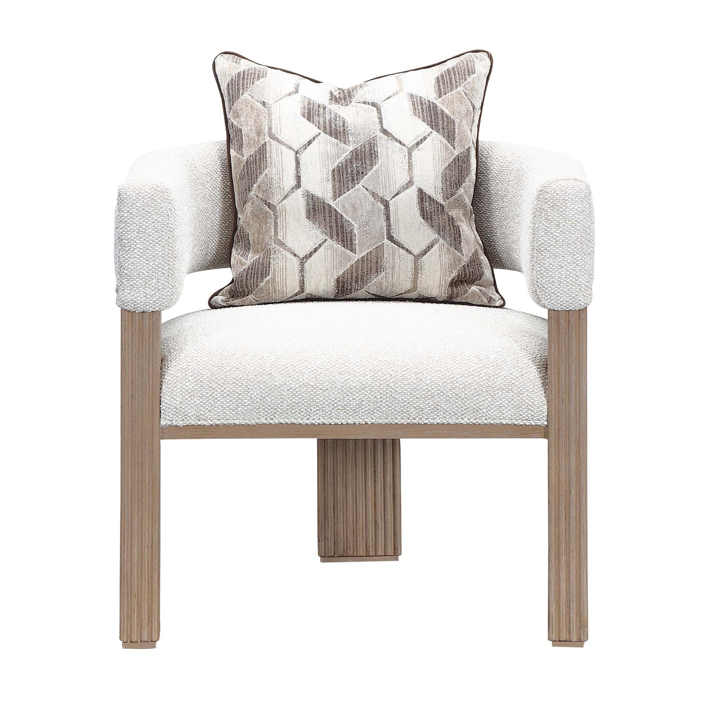 West Kensington Sea Salt Caramel/Buff Accent Chair - Ornate Home