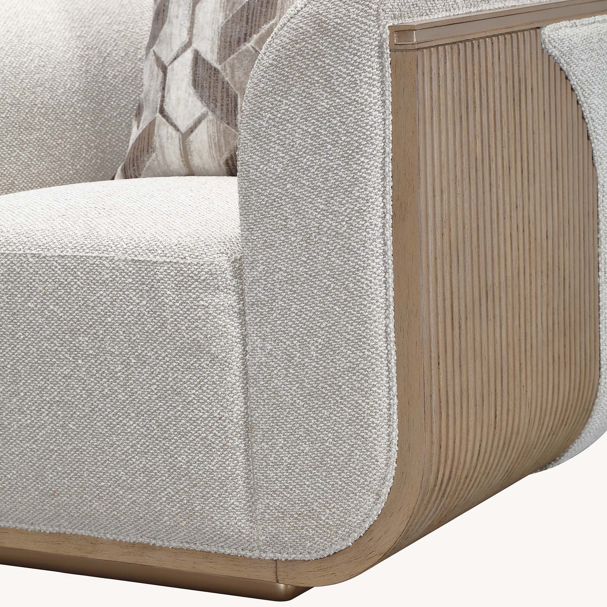 West Kensington Sea Salt Caramel/Buff Matching Chair - Ornate Home