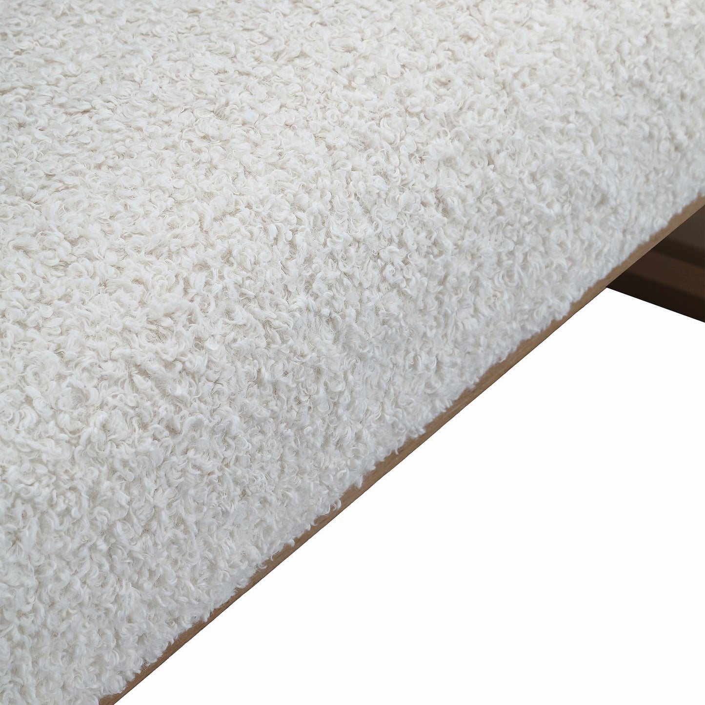 West Kensington Sea Salt Caramel/Cream Puff Accent Bench - Ornate Home