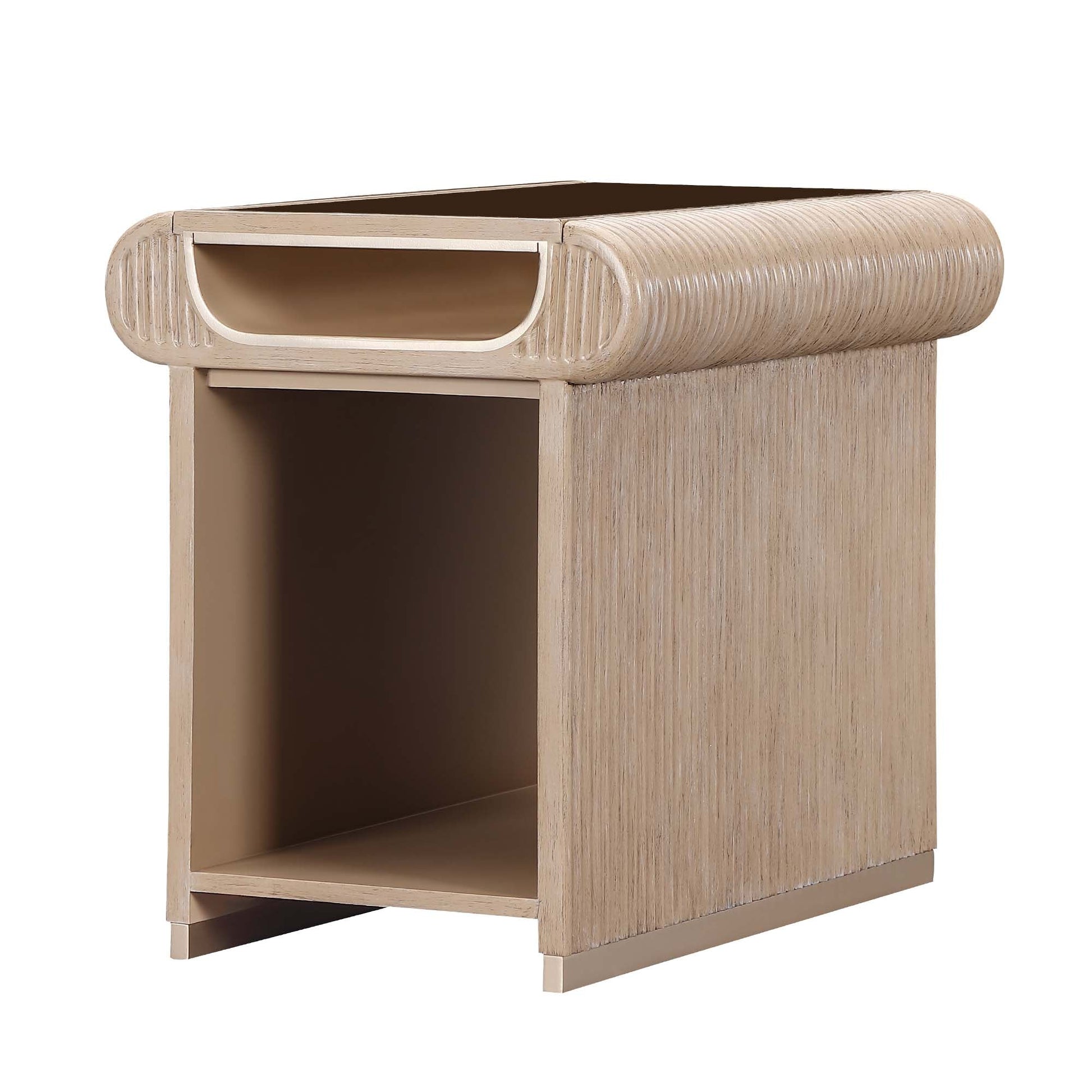 West Kensington Sea Salt Caramel End Table - Ornate Home