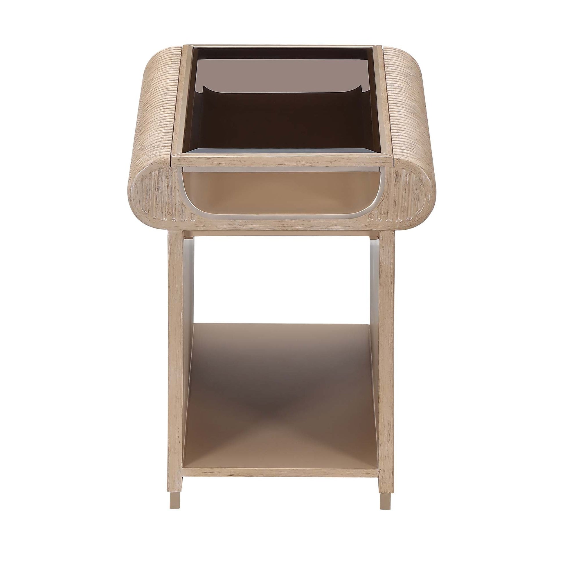 West Kensington Sea Salt Caramel End Table - Ornate Home