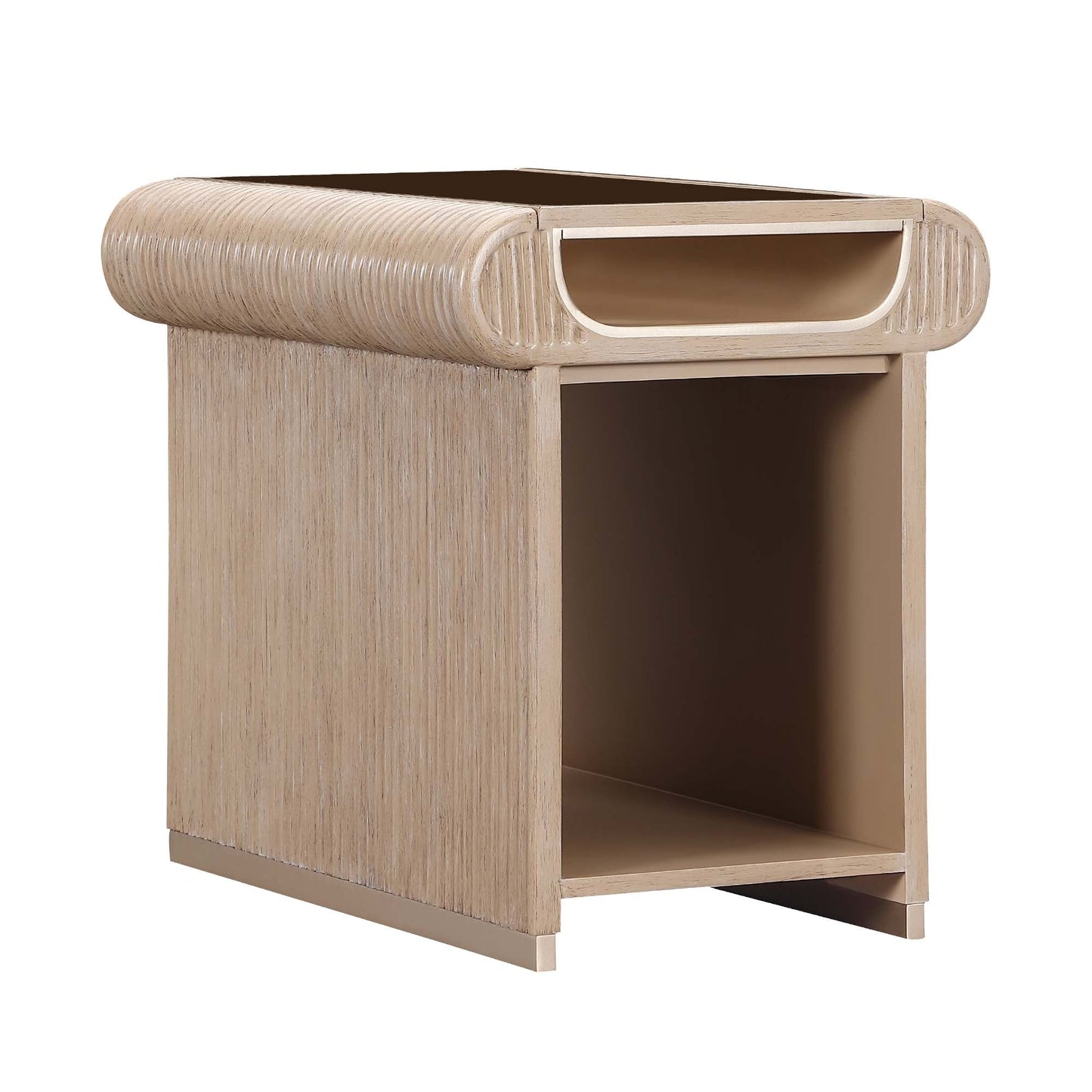West Kensington Sea Salt Caramel End Table - Ornate Home