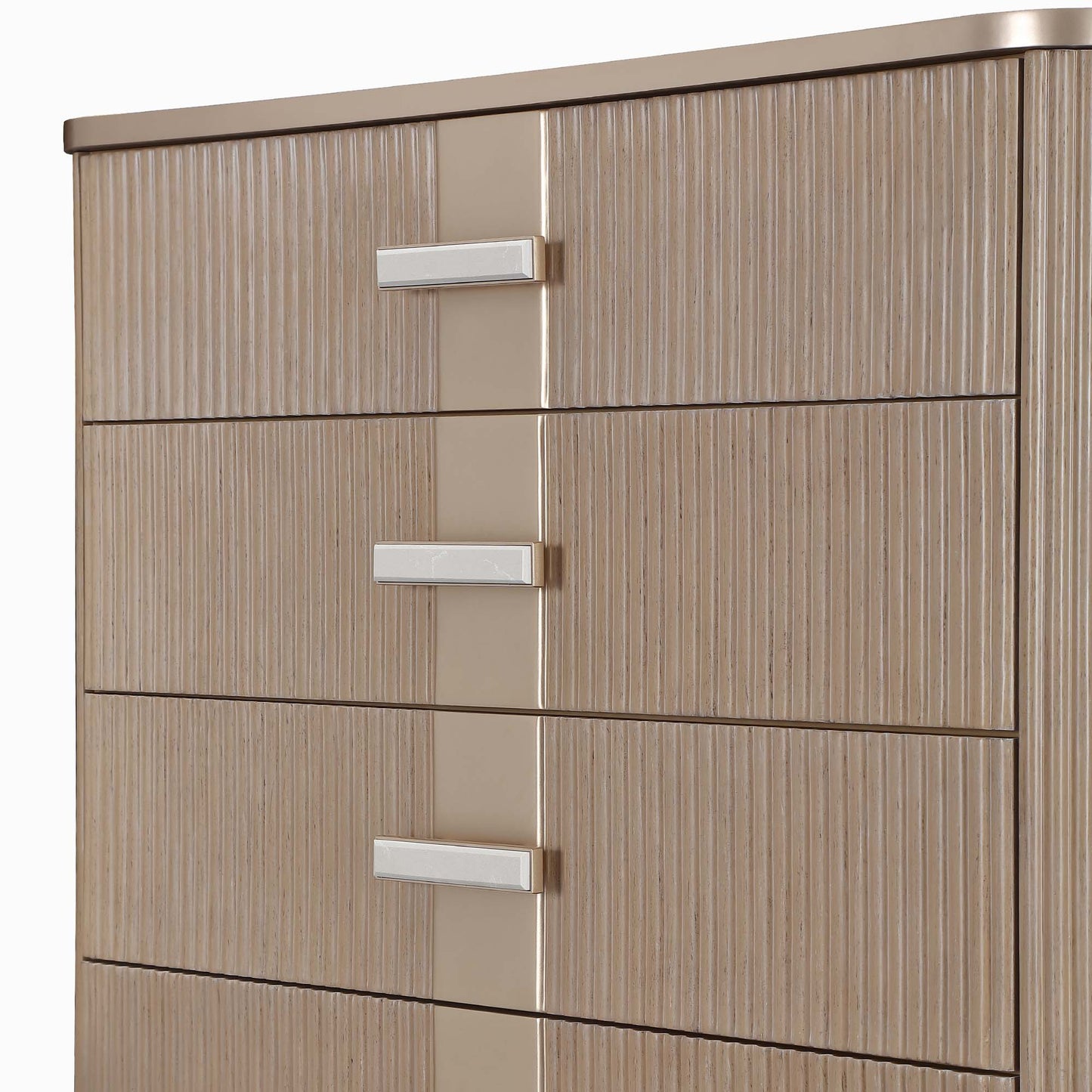 West Kensington Sea Salt Caramel Highboy Chest - Ornate Home