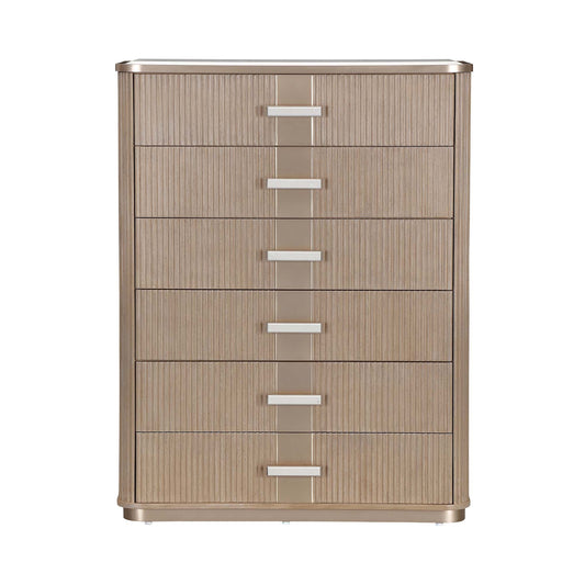 West Kensington Sea Salt Caramel Highboy Chest - Ornate Home