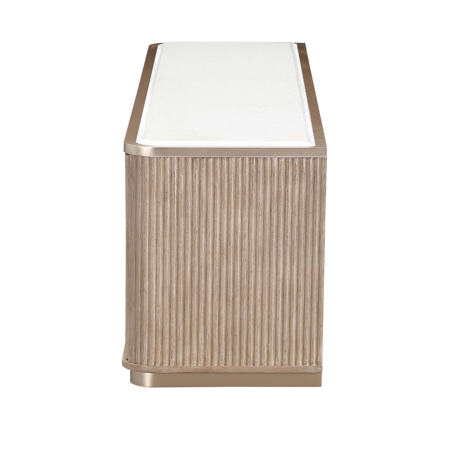 West Kensington Sea Salt Caramel Media Cabinet - Ornate Home