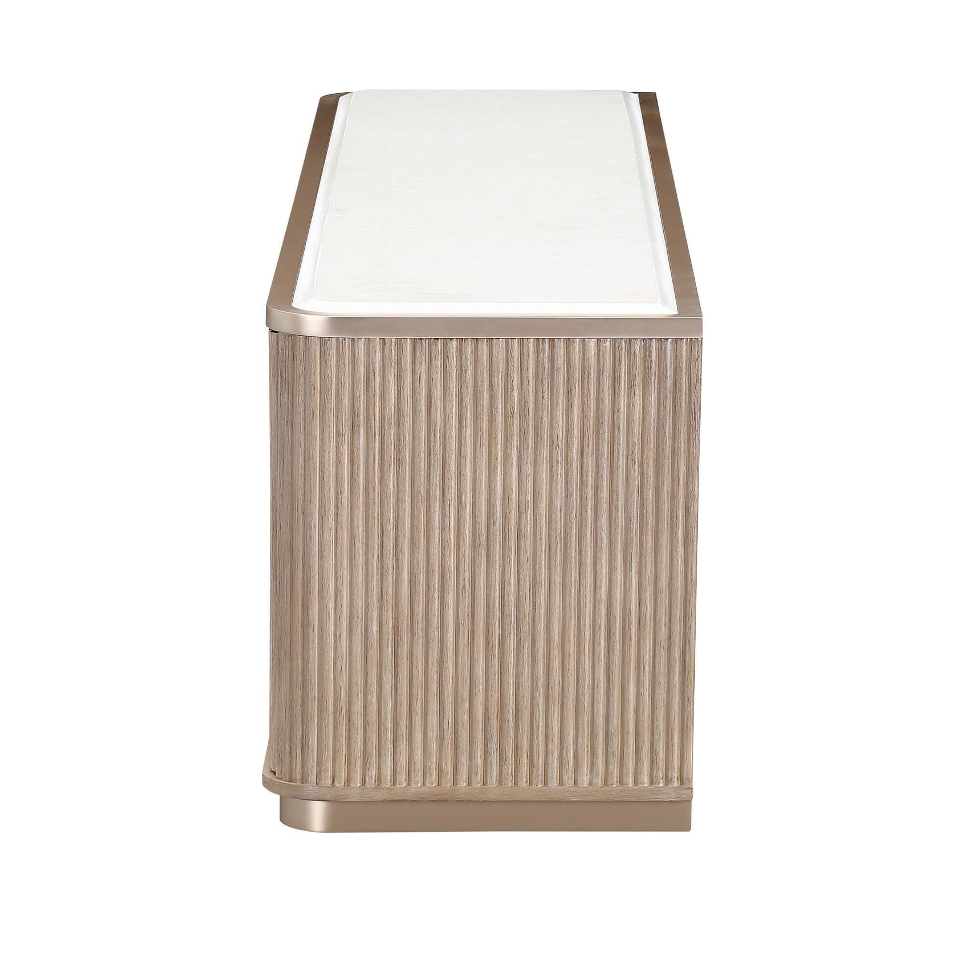 West Kensington Sea Salt Caramel Media Cabinet - Ornate Home