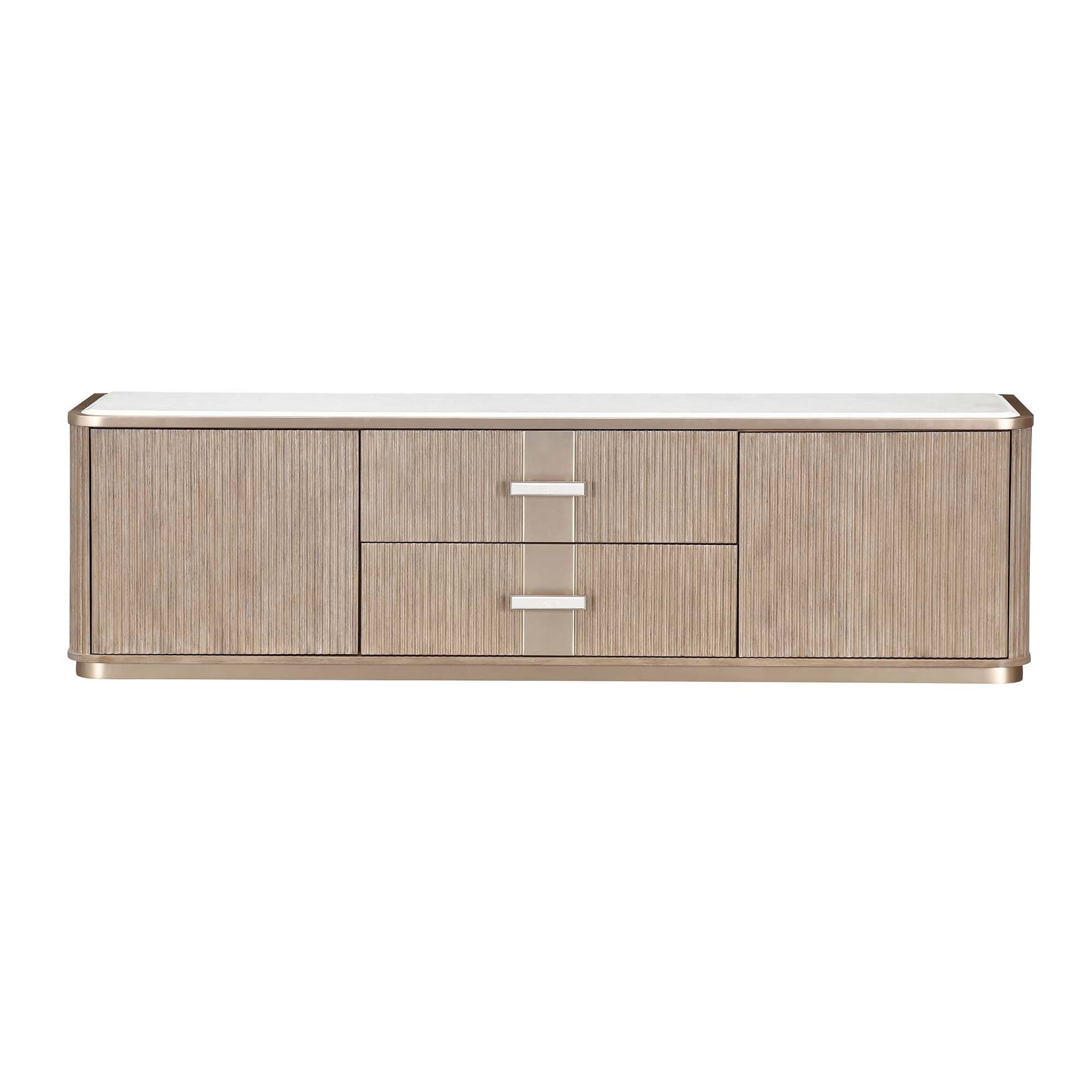 West Kensington Sea Salt Caramel Media Cabinet - Ornate Home