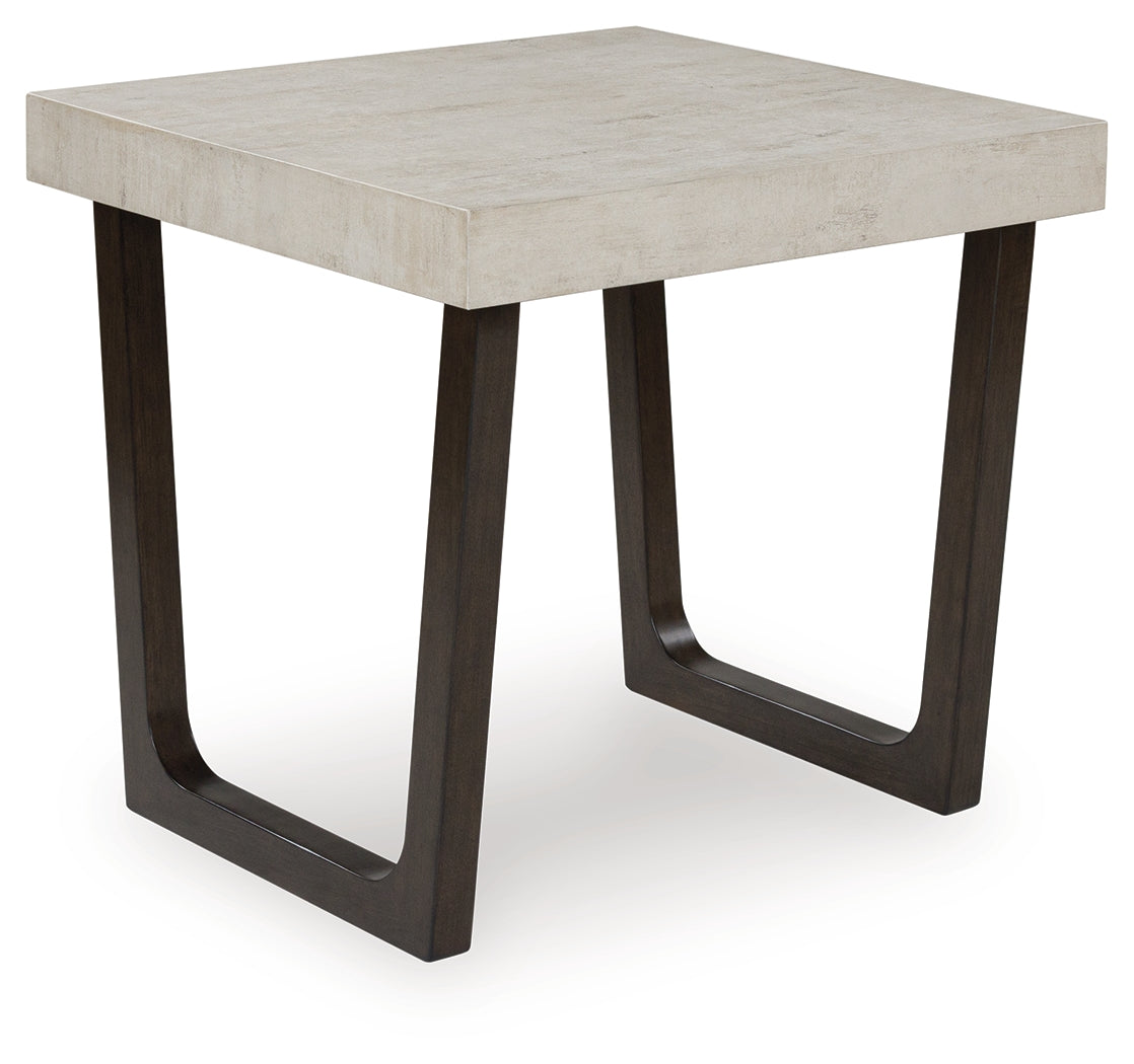 Westenfort Espresso/Gray Occasional Table Set (Set of 2)- Viva Furn