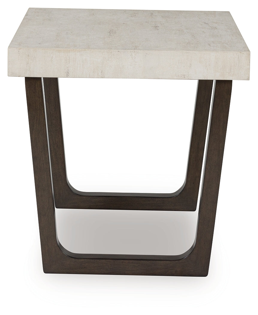 Westenfort Espresso/Gray Occasional Table Set (Set of 2)- Viva Furn