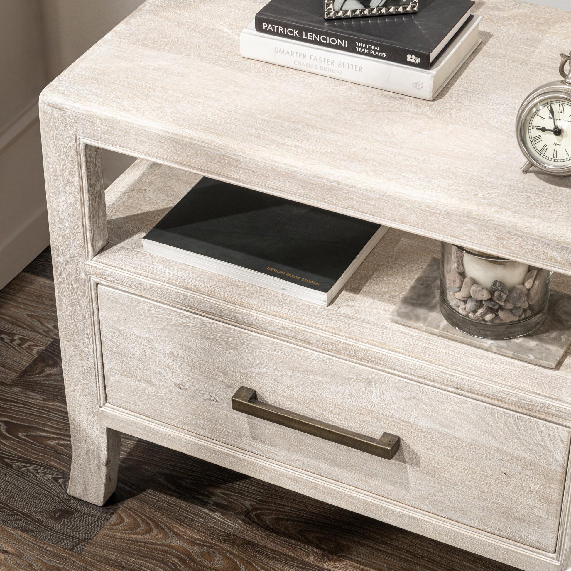 Westmont Creamwood 1 Drawer Nightstand - Ornate Home